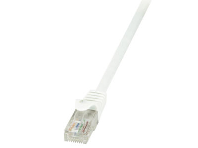 LogiLink 0.5m Cat.6 U/UTP netværkskabel Hvid 0,5 m Cat6 U/UTP (UTP)