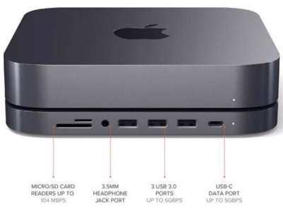 Satechi ST-ABHFM dockingstation USB 3.2 Gen 1 (3.1 Gen 1) Type-C Sort