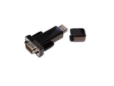 Microconnect USBADB9M kabel kønsskifter USB 2.0 Seriel Sort