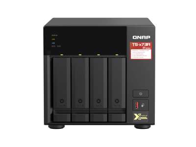 QNAP TS-473A NAS Tower Ryzen Embedded V1500B 8 GB DDR4 QNAP Turbo System Sort