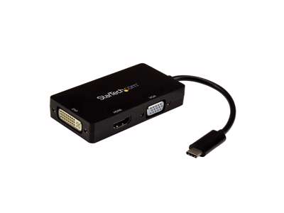 StarTech.com CDPVGDVHDBP USB grafisk adapter 3840 x 2160 pixel Sort