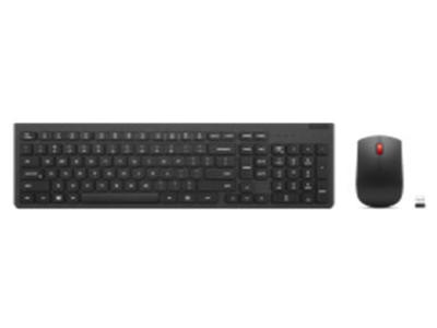 Lenovo 4X31N50717 tastatur Mus inkluderet Universel RF trådløst Dansk Sort