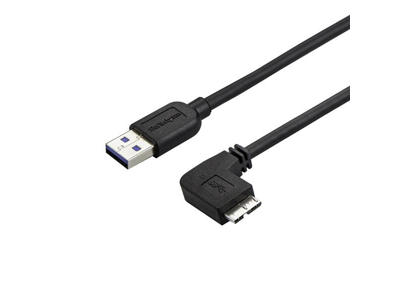 StarTech.com USB3AU50CMRS USB-kabel USB 3.2 Gen 1 (3.1 Gen 1) 0,5 m USB A Micro-USB B Sort