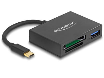 DeLOCK 91711 kortlæser USB Sort