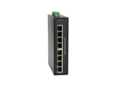 LevelOne IFP-0801 netværksswitch Fast Ethernet (10/100) Strøm over Ethernet (PoE) Sort