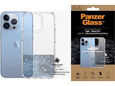 Cover, iPhone 13/13 Pro, Case, Transparant, PanzerGlass Antibacterial - HardCase 