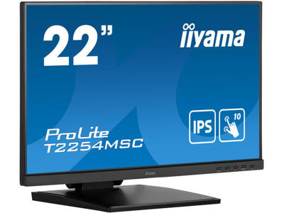 iiyama ProLite T2254MSC-B1AG computerskærm 54,6 cm (21.5") 1920 x 1080 pixel Fuld HD LED Berøringsskærm Sort