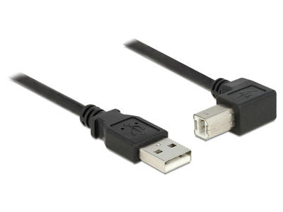 DeLOCK 5m, USB 2.0-A - USB 2.0-B USB-kabel USB A USB B Sort