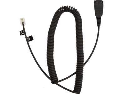 Jabra 8800-01-06 telefonkabel 0,5 m Sort