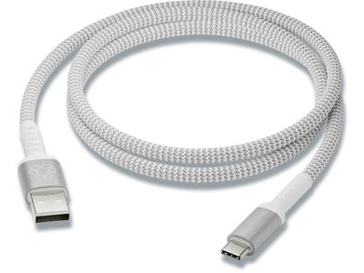 USB kabel, USB-A to USB-C, White, 1.2m, dbramante1928 Re-charge BRD