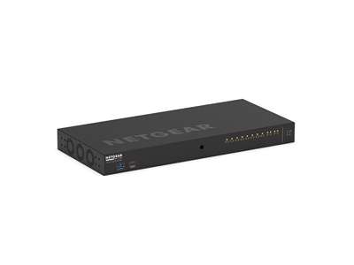 NETGEAR M4250-10G2XF-PoE+ Administreret L2/L3 Gigabit Ethernet (10/100/1000) Strøm over Ethernet (PoE) 1U Sort