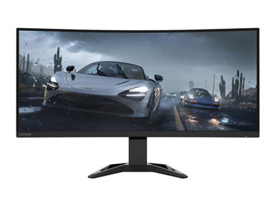 Lenovo G34w-30 computerskærm 86,4 cm (34") 3440 x 1440 pixel UltraWide Quad HD LED Sort