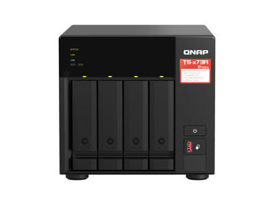 QNAP TS-473A-8G NAS Tower Ryzen Embedded V1500B 8 GB DDR4 8 TB HDD QNAP Turbo System Sort