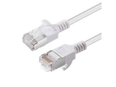 Microconnect V-FTP6A05W-SLIM netværkskabel Hvid 5 m Cat6a U/FTP (STP)