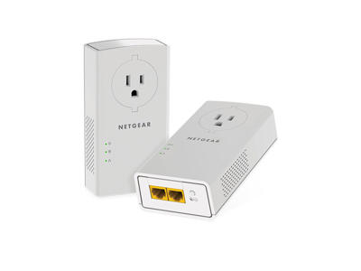 NETGEAR PLP2000-100FRS Power Line netværksadapter 2000 Mbit/s Ethernet LAN Hvid 2 stk