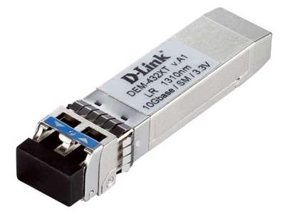 D-Link DEM-432XT modul til netværksmodtager Fiberoptisk 10000 Mbit/s SFP+ 1310 nm