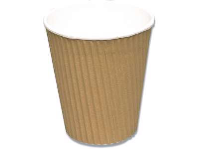 Kaffebæger, Ø8.9 cm, 500 stk, 48 cl, Detpak Ripple Wrap 