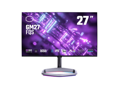 Cooler Master Gaming GM27-FQS ARGB LED display 68,6 cm (27") 2560 x 1440 pixel Quad HD Sort