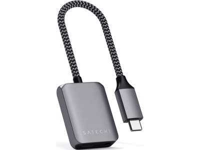 Satechi ST-UCAPDAM kabel kønsskifter USB-C USB-C/3.5mm Grå