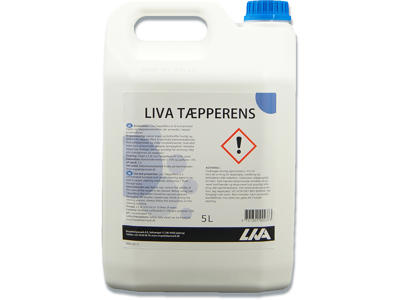 Tæpperens, Uden farve, Med parfume, 5 liter, Liva