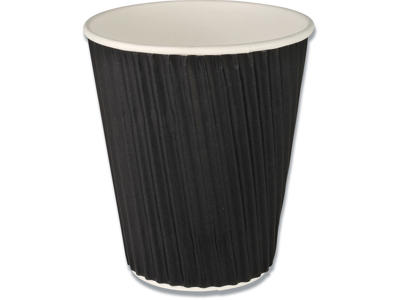 Kaffebæger, Ø8.9 cm, 40 stk, 36 cl, Detpak Ripple Wrap 