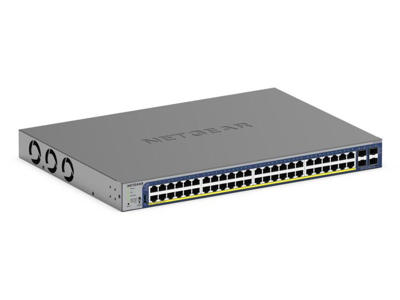 NETGEAR GS752TXP Administreret L2/L3/L4 10G Ethernet (100/1000/10000) Strøm over Ethernet (PoE) Sort