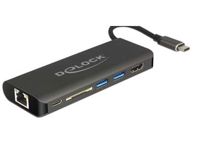 DeLOCK 87721 dockingstation USB 3.2 Gen 1 (3.1 Gen 1) Type-A Sort