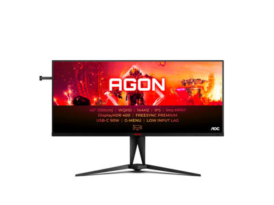 AOC AGON 5 AG405UXC computerskærm 100,3 cm (39.5") 3440 x 1440 pixel Wide Quad HD LCD Sort