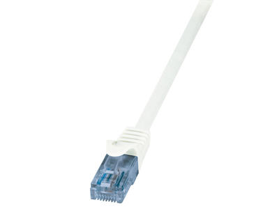 LogiLink CP3081U netværkskabel Hvid 7,5 m Cat6a U/UTP (UTP)