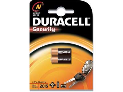 Batteri, MN9100, 1.5 V, 2 stk, Duracell Security