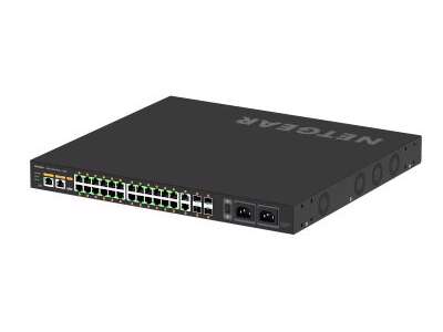 NETGEAR GSM4230UP Administreret L2/L3 Gigabit Ethernet (10/100/1000) Strøm over Ethernet (PoE) 1U Sort