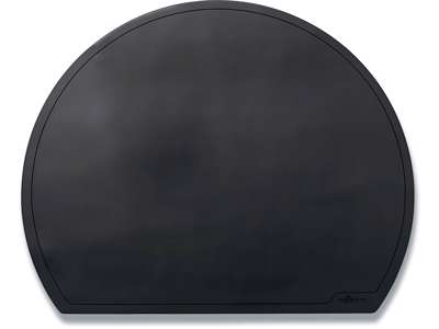 Skriveunderlag, 65x52 cm, Sort, Refleksfri, Durable OVAL 