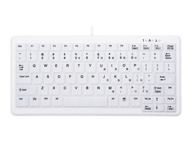 CHERRY AK-C4110 tastatur Medicinsk USB QWERTY US engelsk Hvid