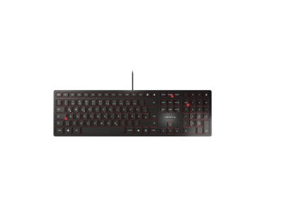 CHERRY KC 6000 SLIM tastatur USB Nordisk Sort