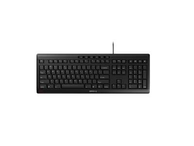 CHERRY STREAM tastatur Universel USB QWERTY Nordisk Sort