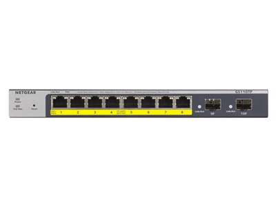 NETGEAR GS110TP Administreret L2/L3/L4 Gigabit Ethernet (10/100/1000) Strøm over Ethernet (PoE) Grå