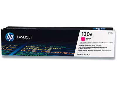 Toner, 130A, Magenta-rød, 1.000 sider, HP CF353A