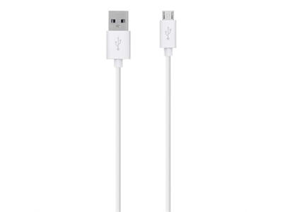 Belkin F2CU012BT2M-WHT USB-kabel USB 2.0 2 m USB A Micro-USB B Hvid