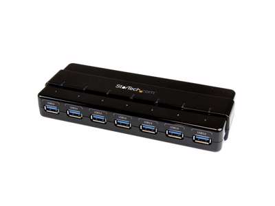 StarTech.com ST7300USB3B interface hub USB 3.2 Gen 1 (3.1 Gen 1) Type-B 5000 Mbit/s Sort