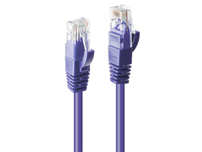 Lindy 48122 netværkskabel Violet 1 m Cat6 U/UTP (UTP)