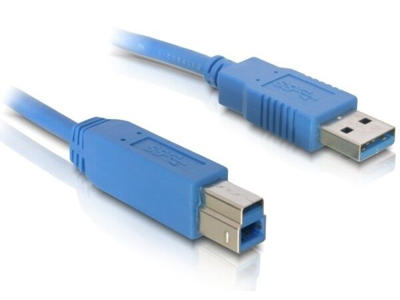 DeLOCK USB 3.0 Cable - 1.8m USB-kabel 1,8 m USB A USB B Blå