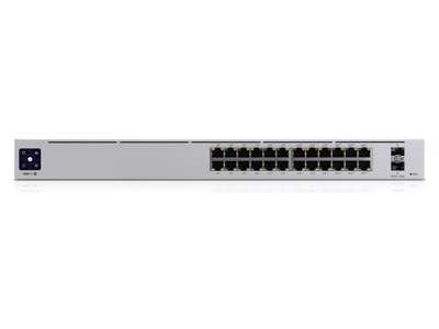 Ubiquiti UniFi Pro 24-Port PoE Administreret L2/L3 Gigabit Ethernet (10/100/1000) Strøm over Ethernet (PoE) 1U Sølv