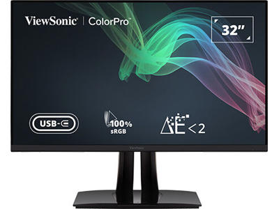 Viewsonic VP56 computerskærm 81,3 cm (32") 3840 x 2160 pixel 4K Ultra HD LED Sort