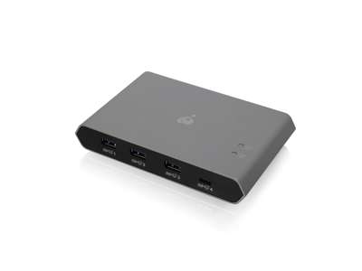 iogear GUS4C2 interface hub USB 3.2 Gen 1 (3.1 Gen 1) Type-C 10000 Mbit/s Sort, Grå