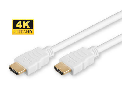 Microconnect HDM19190.5V1.4W HDMI-kabel 0,5 m HDMI Type A (Standard) Hvid