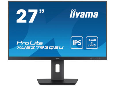 iiyama XUB2793QSU-B7 computerskærm 68,6 cm (27") 2560 x 1140 pixel Wide Quad HD LED Sort