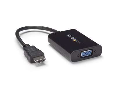 StarTech.com HD2VGAA2 videokabel adapter Sort