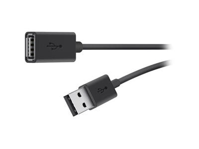 Belkin USB 2.0 A M/F 1.8m USB-kabel 1,8 m USB A Sort