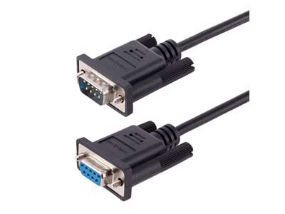 StarTech.com 9FMNM-3M-RS232-CABLE serielkabel Sort DB-9