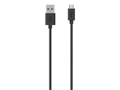 Belkin Micro-USB to USB ChargeSync USB-kabel USB 2.0 3 m USB A Micro-USB B Sort